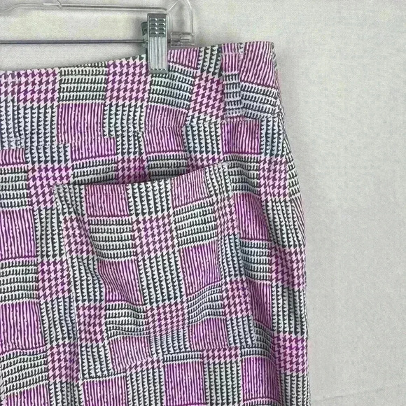 Jofit Golf Skirt Womans 16 Skort Pink Gray Active Performance Button Zip Pockets - Picture 11 of 16